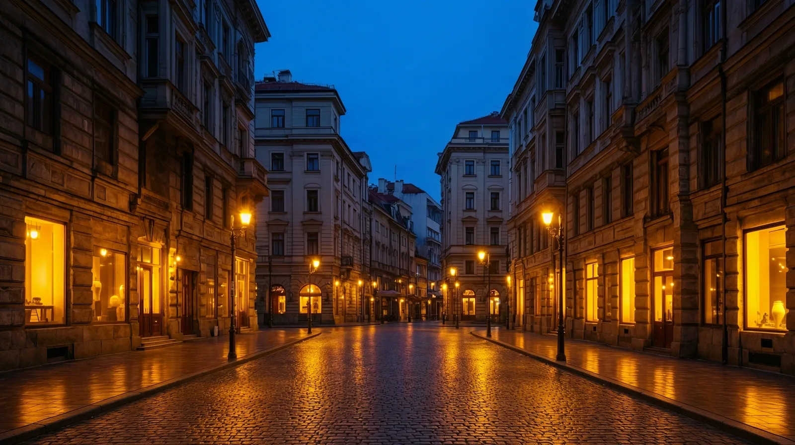 Budapest éjszakai látképe